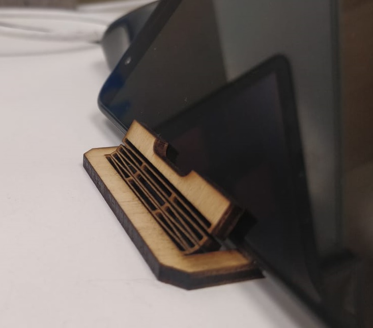 spring created by laser cutter